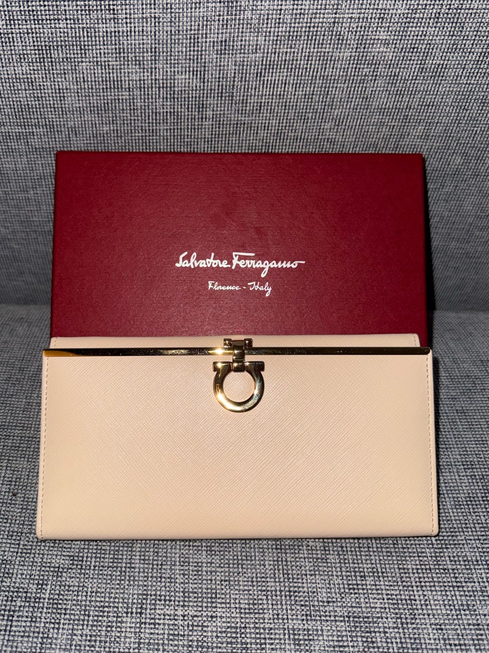 Salvatore Ferragamo Leather Gancini Icona Continental Wallet
